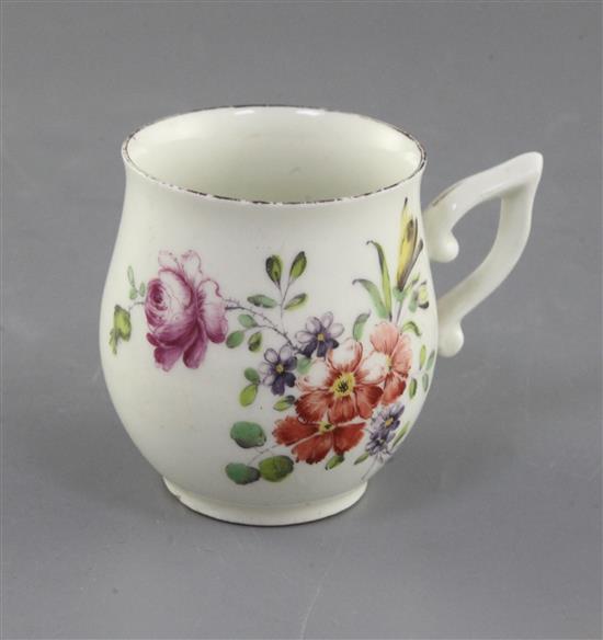 A Derby coffee cup, c.1760, h. 6.5cm